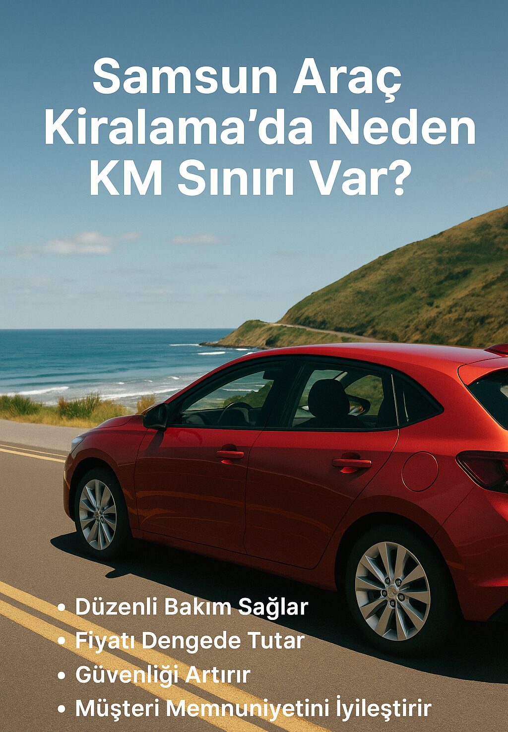 Samsun Araç Kiralama’da Neden KM Sınırı Var 1 Samsun araç kiralama km