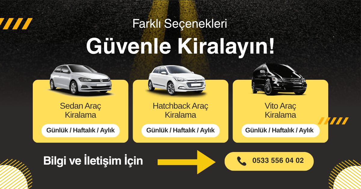 samsun rent a car iletisim